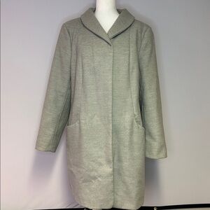 Covington Women's Elegant Gray Pea Coat